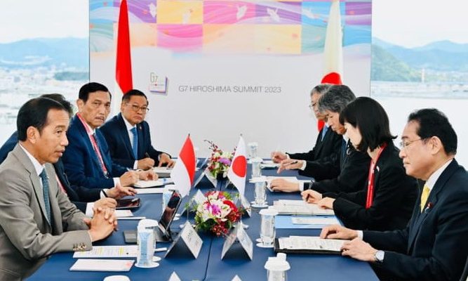 Presiden Jokowi Dan PM Kishida Bahas Peningkatan Kemitraan Indonesia-Jepang di Sejumlah Bidang