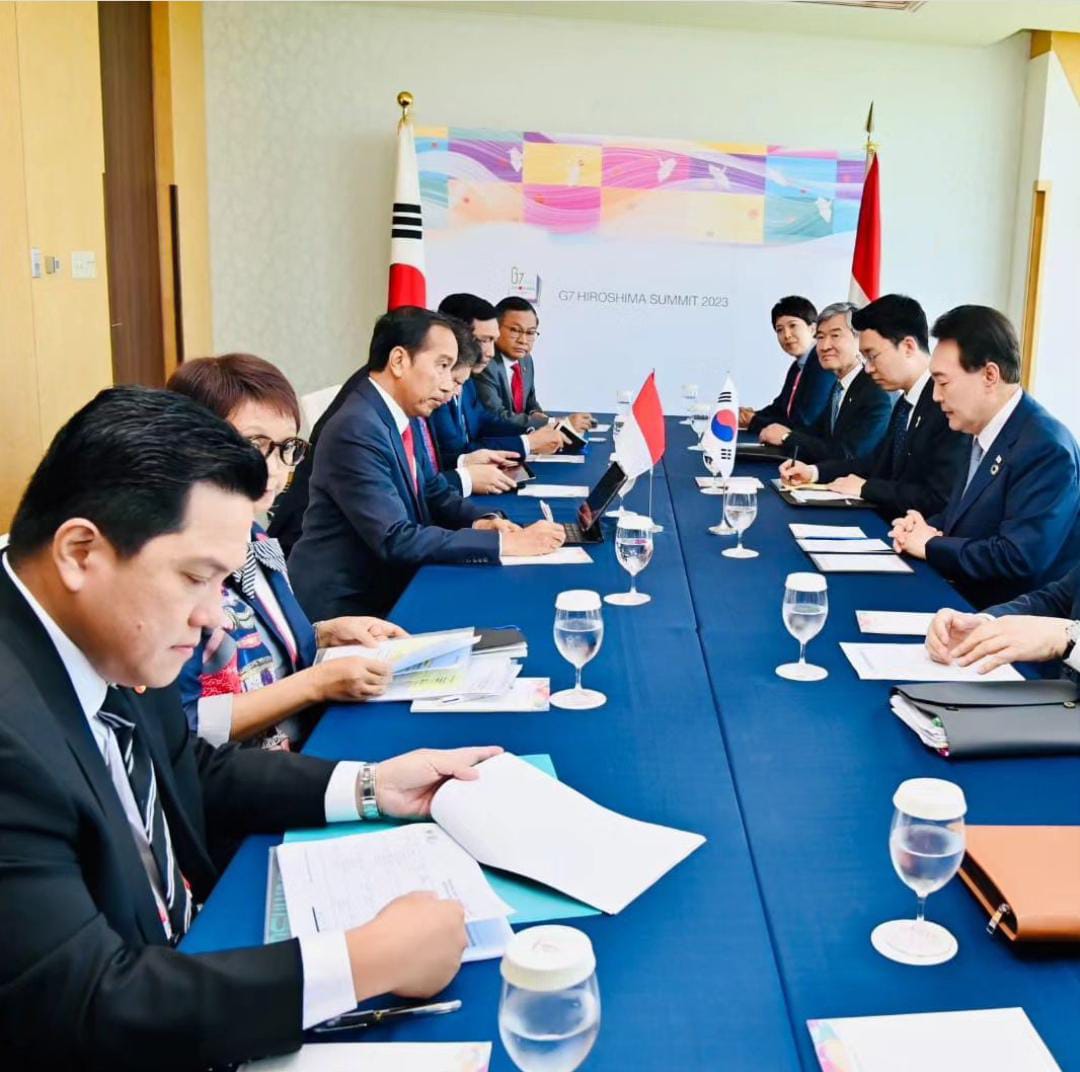 Presiden Jokowi Tekankan Sejumlah Kerja Sama Indonesia-Korea Selatan