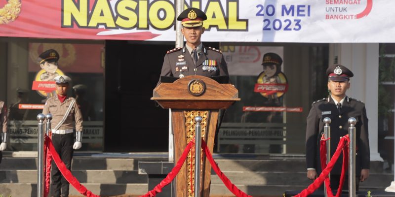 Kapolres Pasuruan Pimpin Upacara Hari Kebangkitan Nasional Ke-115 Tahun 2023