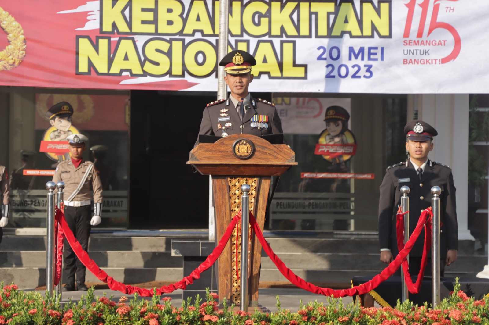 Kapolres Pasuruan Pimpin Upacara Hari Kebangkitan Nasional Ke-115 Tahun 2023