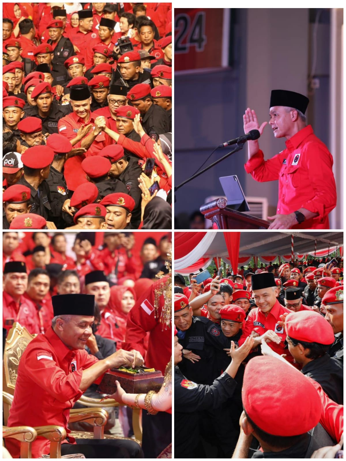 Ganjar ke Ribuan Kader PDIP Sumsel; Jangan Tengok ke Belakang, Saatnya Bangkit dan Berjuang