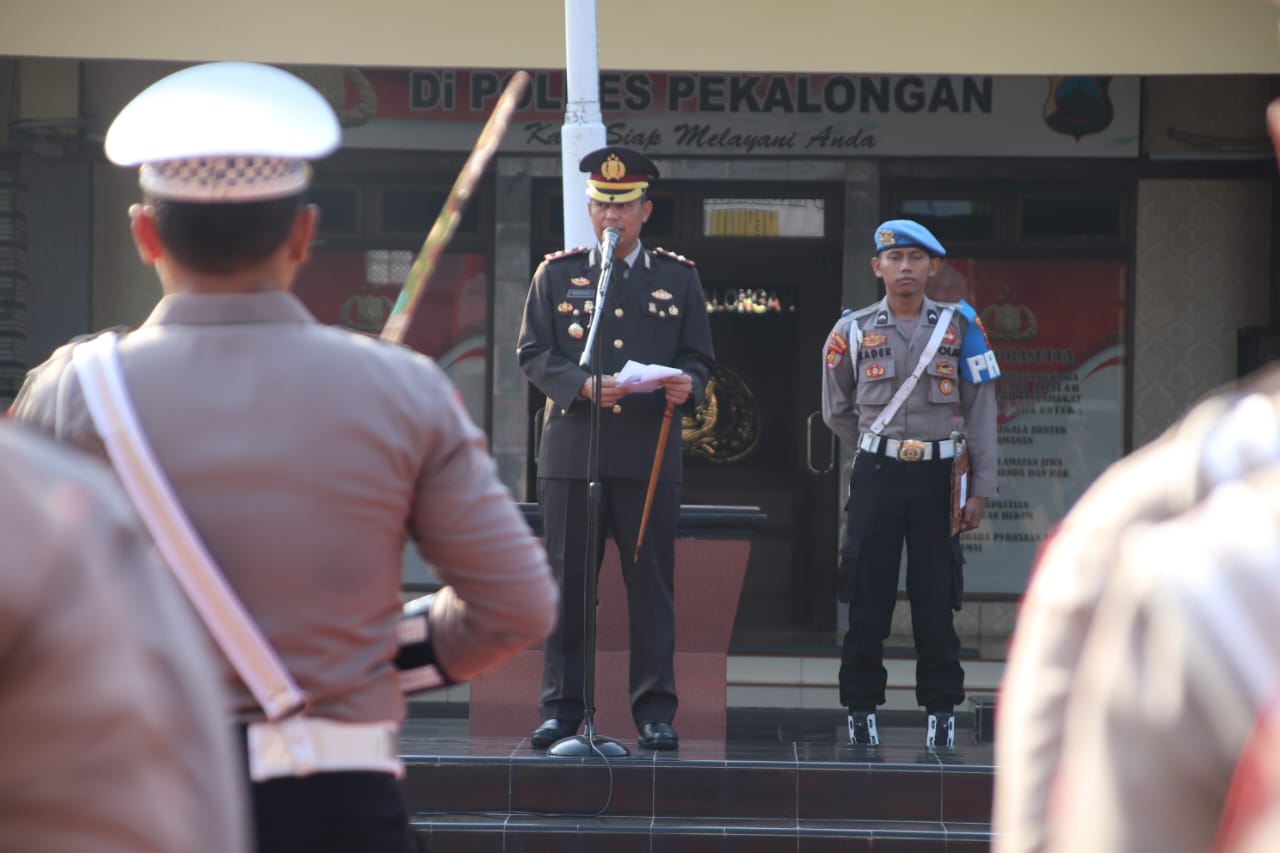 Kapolres Pekalongan Pimpin Upacara Dalam Rangka Peringatan Ke-115 Hari Kebangkitan Nasional
