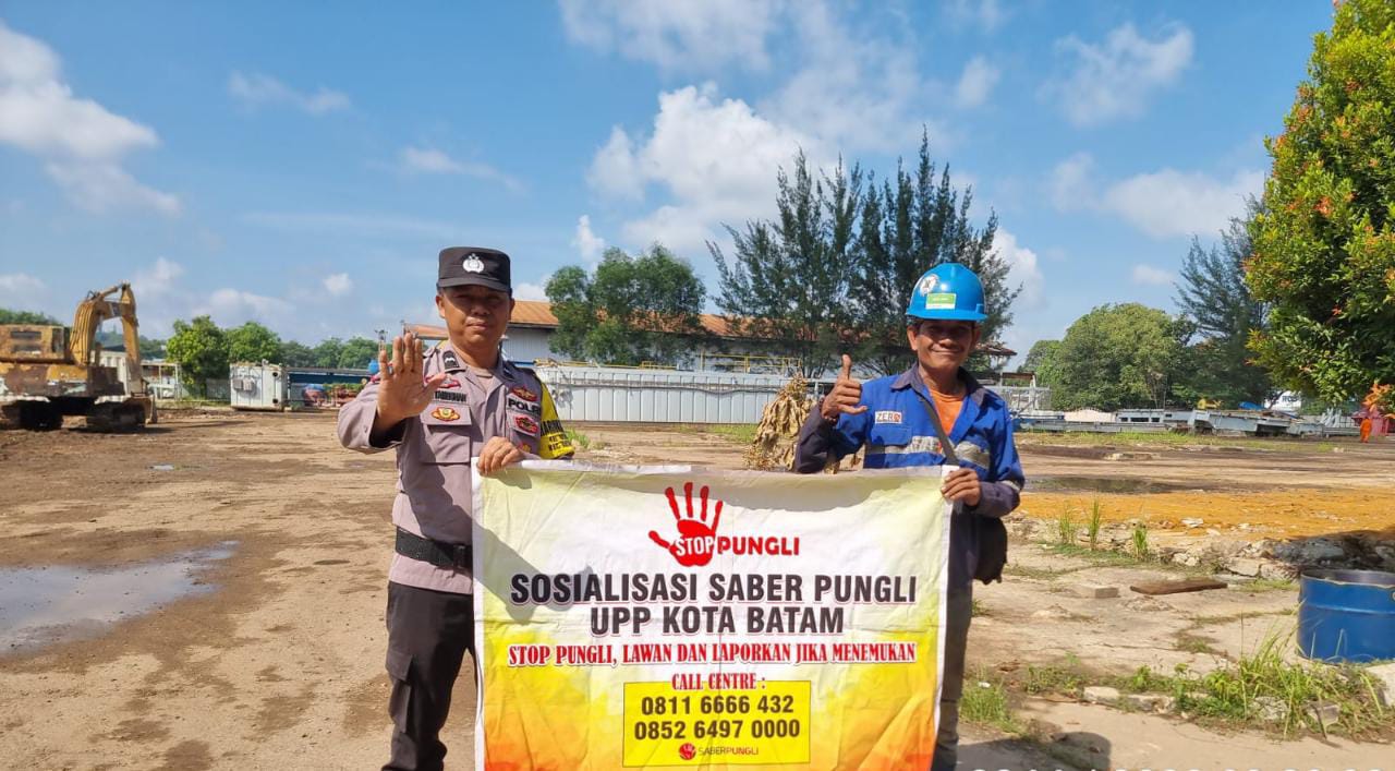 Polsek Batu Ampar Bhabinkamtibmas Sosialisasikan Saber Pungli kepada warganya
