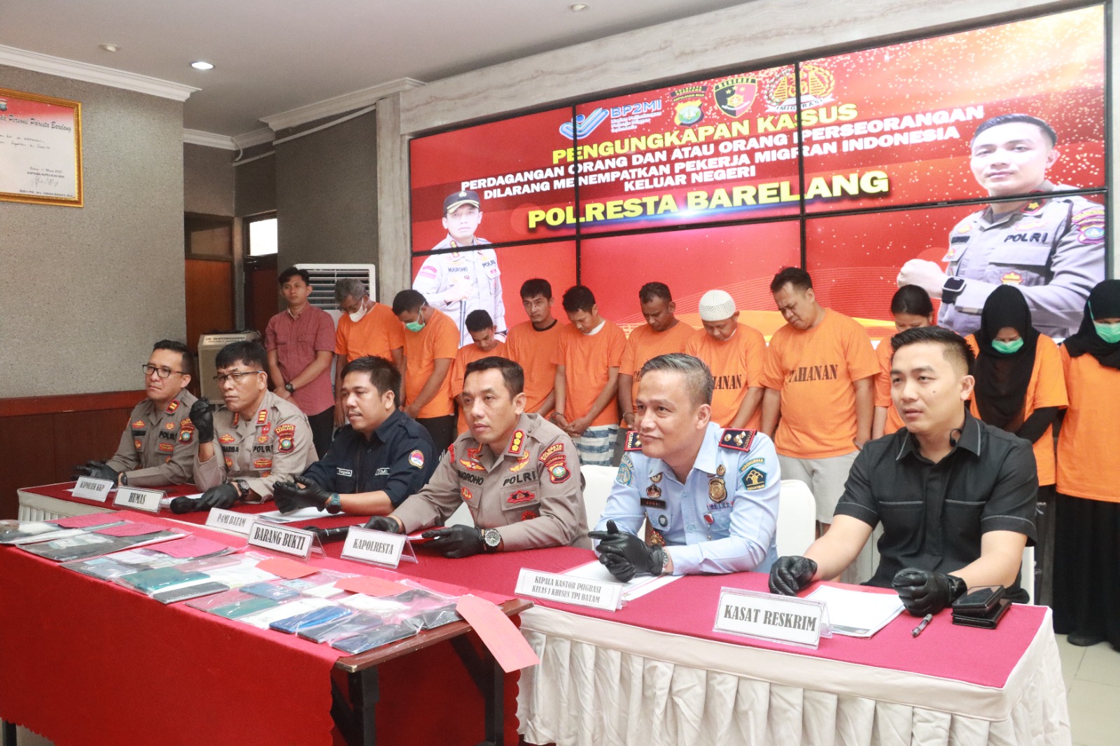 Kapolresta Barelang Perintahkan Jajarannya Tindak Tegas Para Pelaku PMI Illegal Tanpa Tebang Pilih