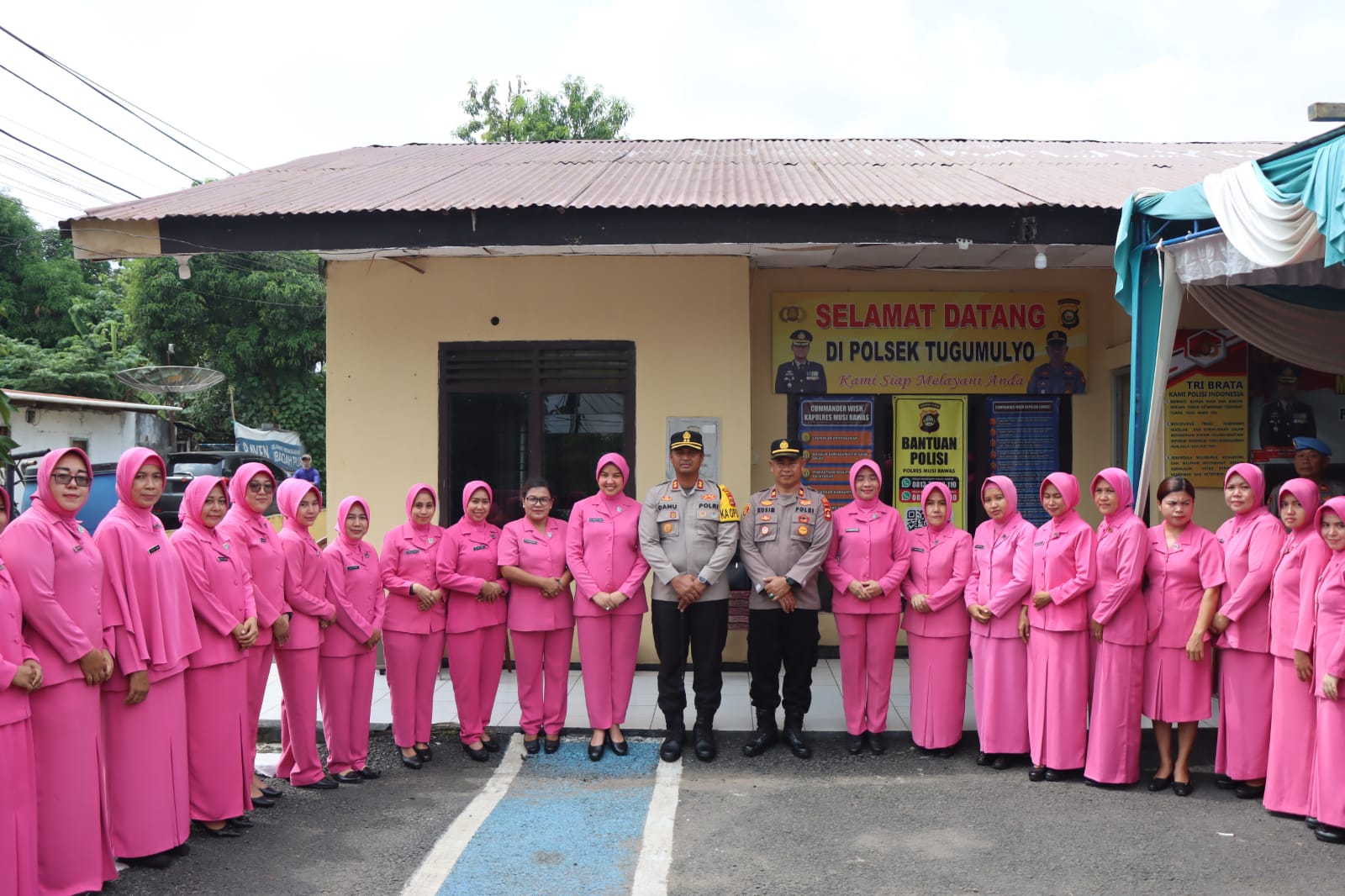 Kapolres Mura Kunker Ke Mapolres Tugumulyo Dan Terawas