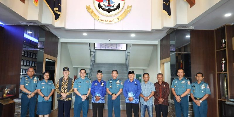 Jalin Silaturahmi Kepada Para Pendahulu, Danlantamal IV Sambut Kunjungan Ketua PPAL Wilayah Kepri