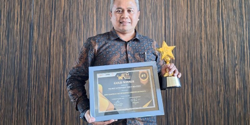 SiJamed Sukses Antarkan Diskominfo Kabupaten Mojokerto Raih Gold Winner Jatim PR Award 2023