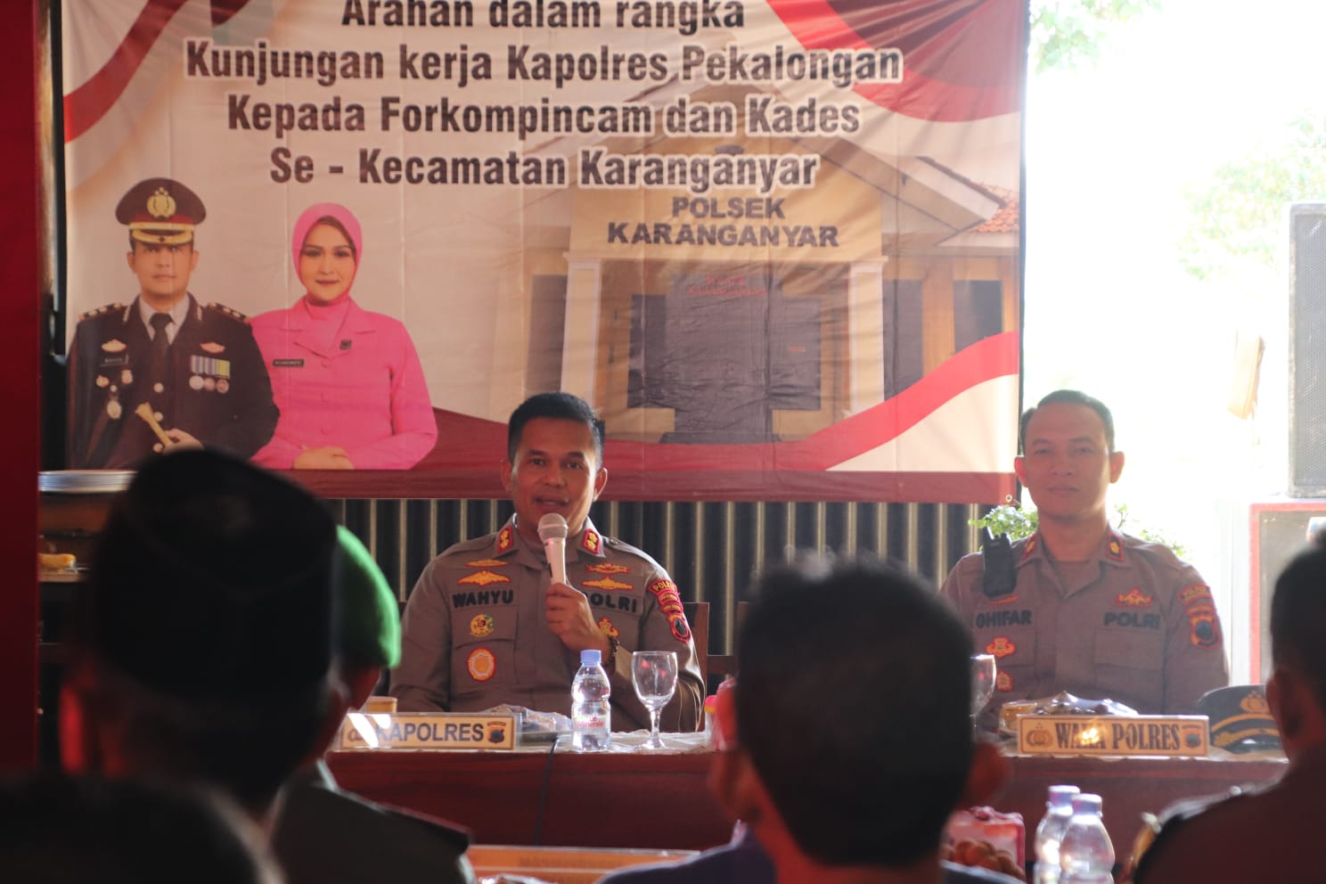 Kunjungi Polsek Karanganyar dan Lebakbarang, AKBP Wahyu Rohadi Ajak Warga Jaga Kamtibmas Tetap Kondusif