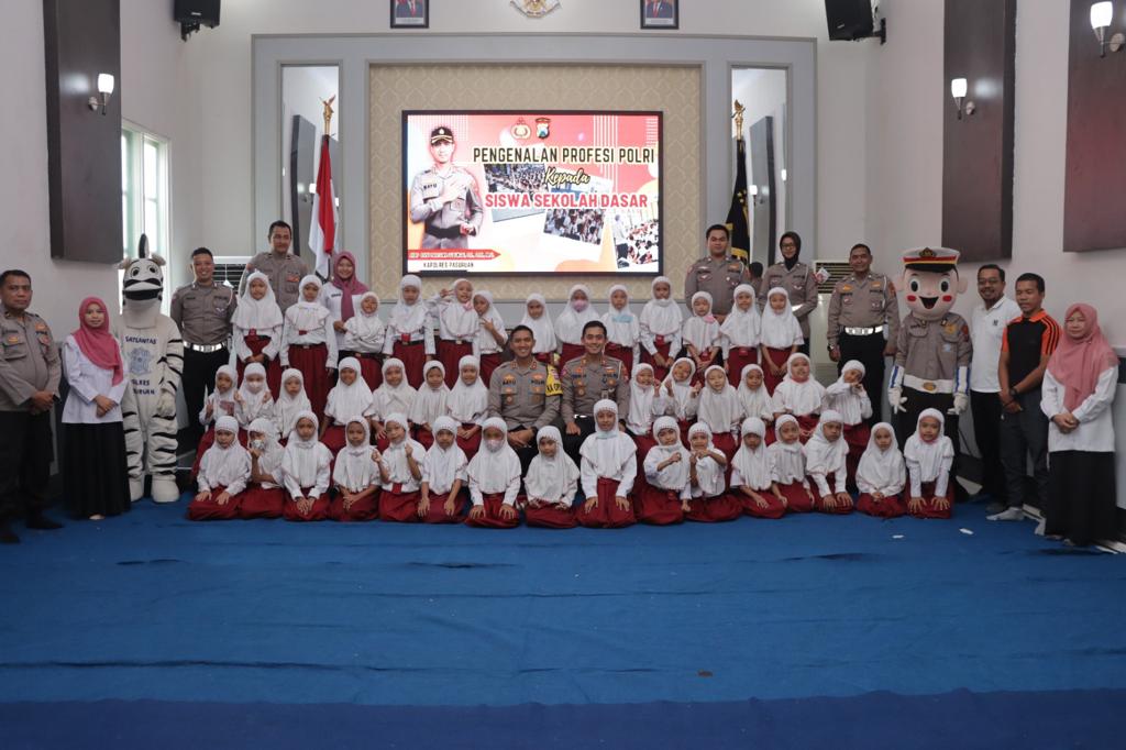 Ciptakan Kedekatan Edukatif, Polres Pasuruan Menggelar Kegiatan Polsanak (Polisi Sahabat Anak)