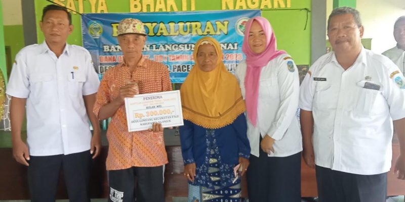 Penyaluran Bantuan Langsung Tunai (BLT) Dana Desa Tahap 1 Tahun Anggaran 2023 Desa Gondng Pace Kecamatan Pace