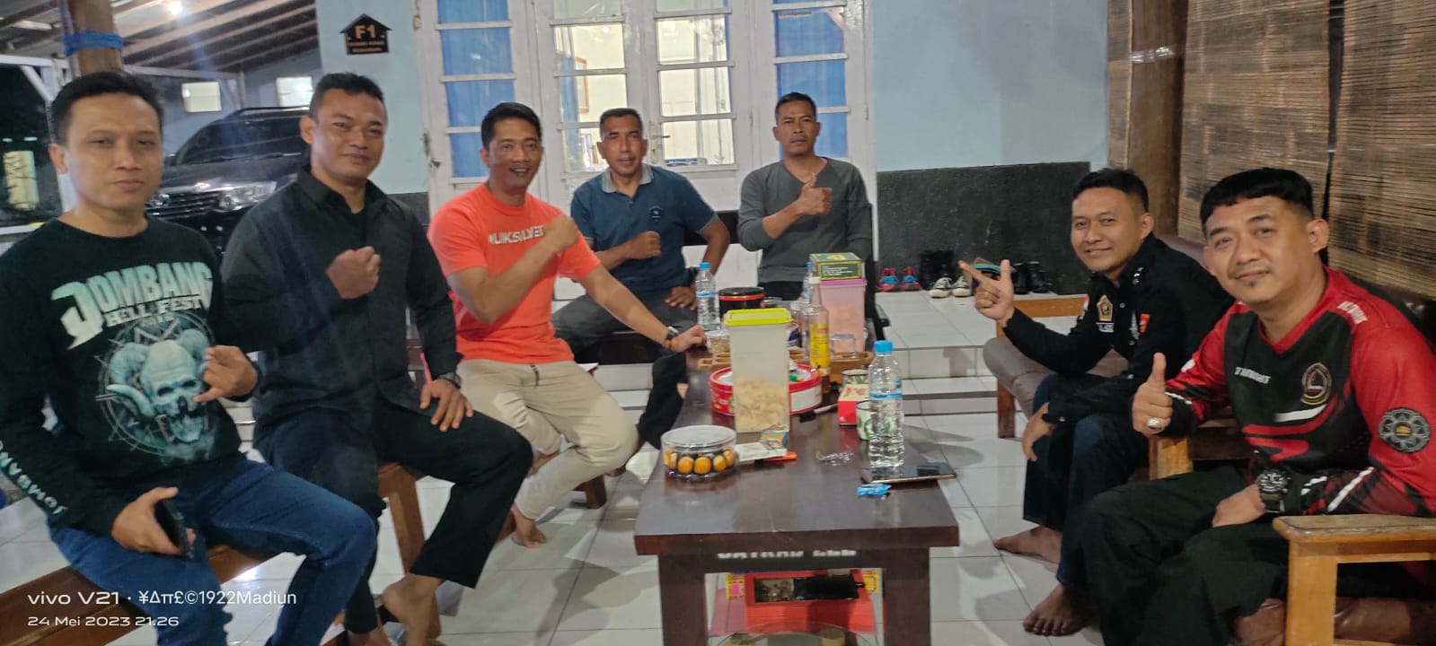 Pamter Dan Humas PSHT Silaturahmi ke Komandan Satuan Radar 222 Ploso Jombang