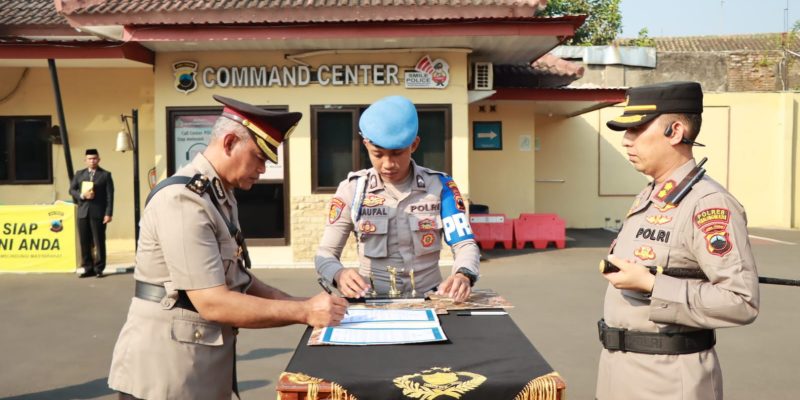 Pimpin Upacara Serah Terima Jabatan, Ini Pesan Kapolres Pekalongan Kota