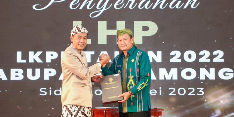 Terima Laporan Hasil Pemeriksaan LKPD Tahun 2022, Bupati Lamongan Ajak Tindak Lanjuti Rekomendasi Dengan Baik