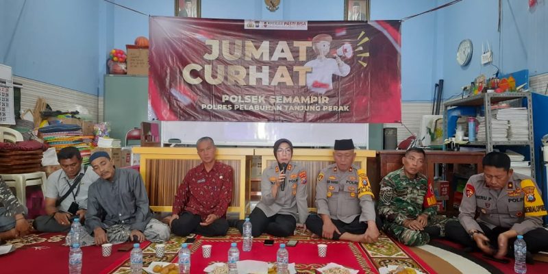 Jumat Curhat, Kapolres Pelabuhan Tanjung Perak Dengarkan Aspirasi Warga Ampel