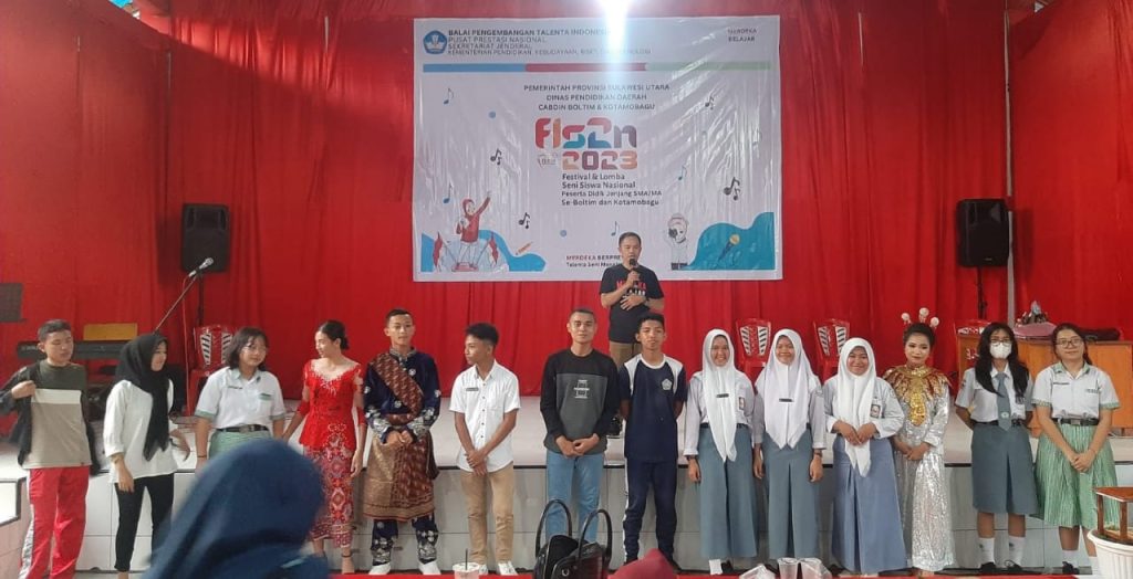 Bangga !  Sembilan Siswa SMAN 3 Kotamobagu Raih Juara di FLS2N Tingkat KK – Boltim 2023