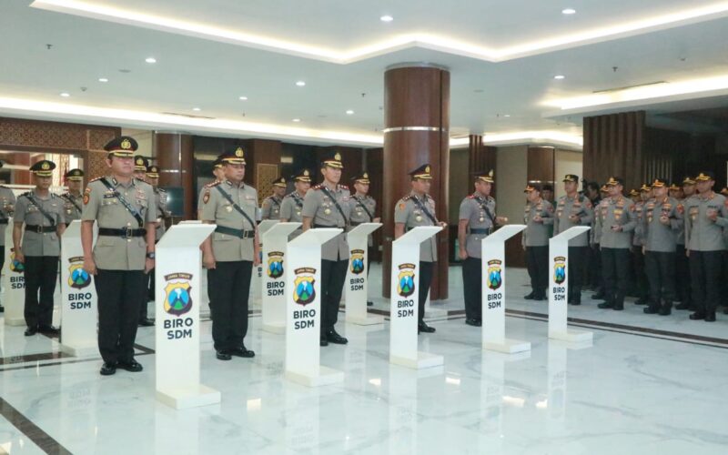 Kapolda Jatim Pimpin Sertijab PJU dan Kapolres Jajaran