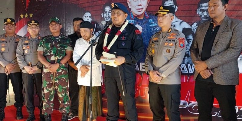 Dankor Brimob Polri Mengelar Pencak Dor Profesional Indonesia