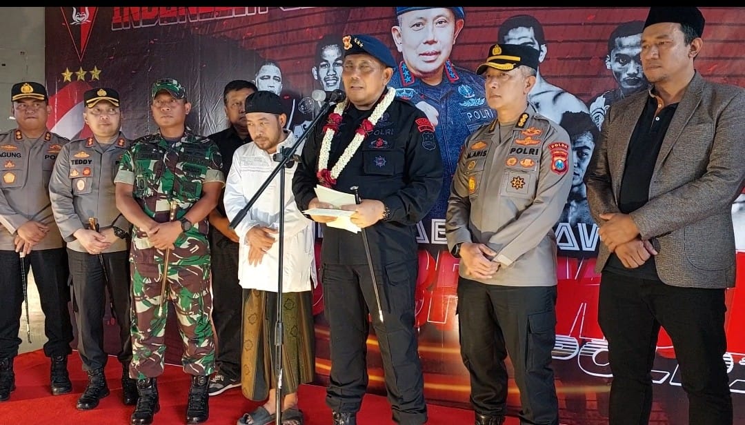 Dankor Brimob Polri Mengelar Pencak Dor Profesional Indonesia