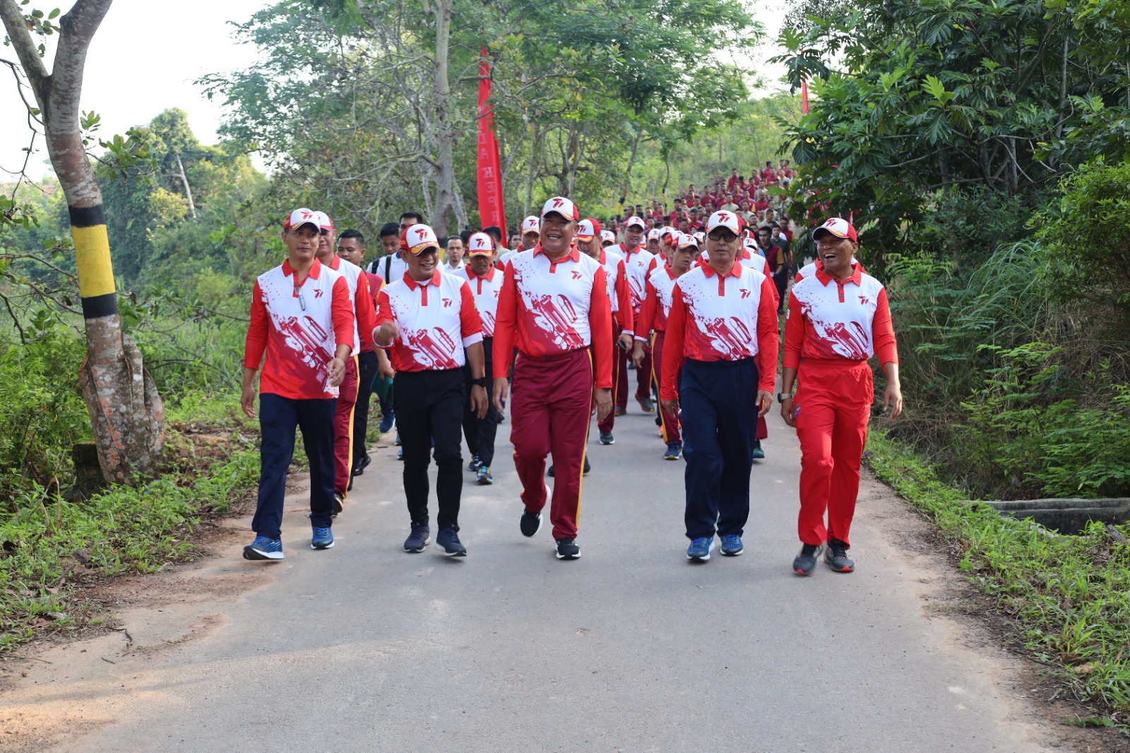 Danlantamal IV Hadiri Kegiatan Olahraga Bersama TNI-POLRI dan Forkopimda Kepri