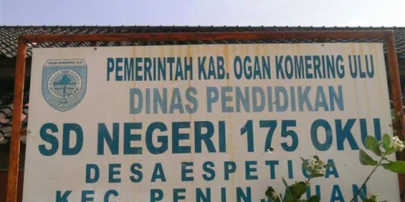 Diduga SD Negeri 175 OKU Melakukan Manipulasi Data Penggunaan Dana Bos Tahun 2022