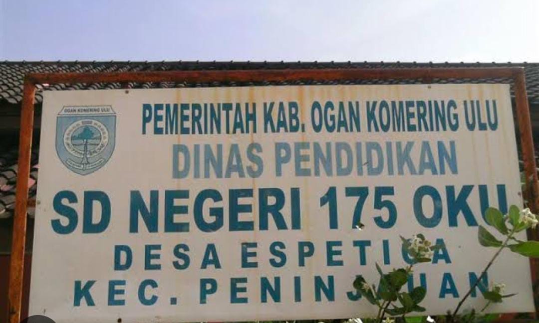 Diduga SD Negeri 175 OKU Melakukan Manipulasi Data Penggunaan Dana Bos Tahun 2022