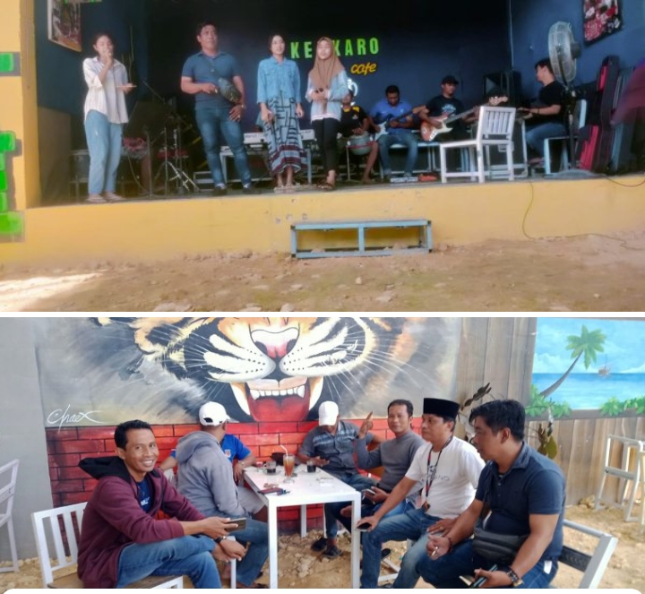 OM DEVISTA Pimpinan Moh. Mahrus Gelar Latihan Di Kafe Kenkaro
