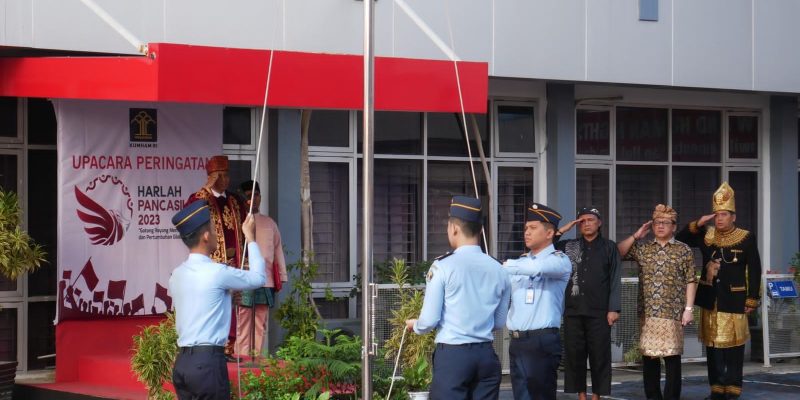 Ragam Pakaian Adat Warnai Upacara Hari Lahir Pancasila di Kanwil Kemenkumham Aceh