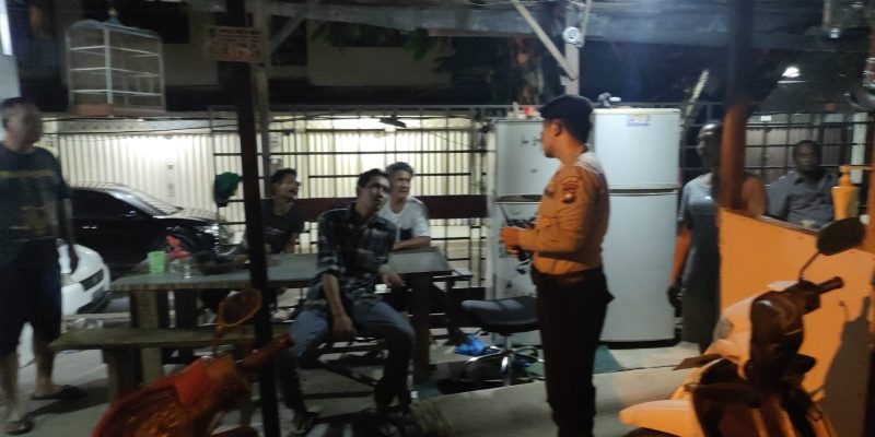 Patroli Cipkon Polsek Batu Ampar, Himbauan Kamtibmas Kepada Masyarakat dan Prokes