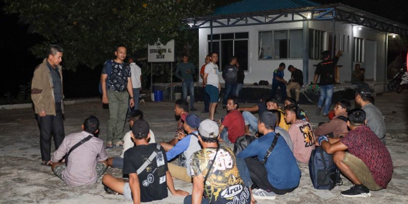 Tim F1QR Lantamal IV Gagalkan Pemberangkatan PMI Ilegal Melalui Perairan Batam