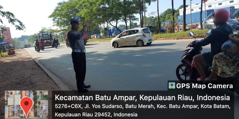 Personil Polsek Batu Ampar Laksanakan Strong Point Pagi