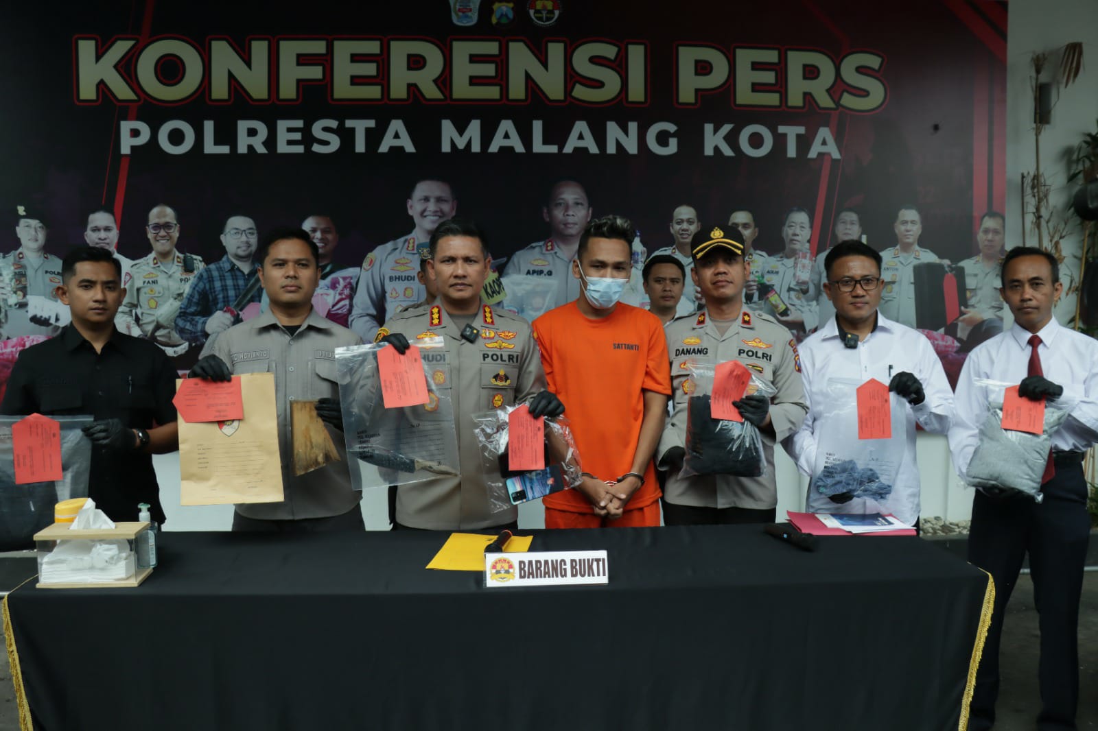 Polisi Berhasil Mengungkap Dan Amankan Tersangka Kasus Pembunuhan di Jembatan Araya Kota Malang