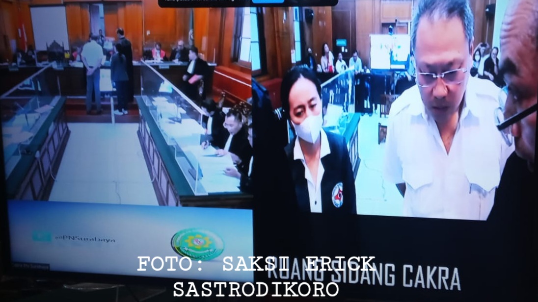 Saksi Erick Sastrodikoro Diduga Merekayasa Dalam Kesaksiannya Dipersidangan