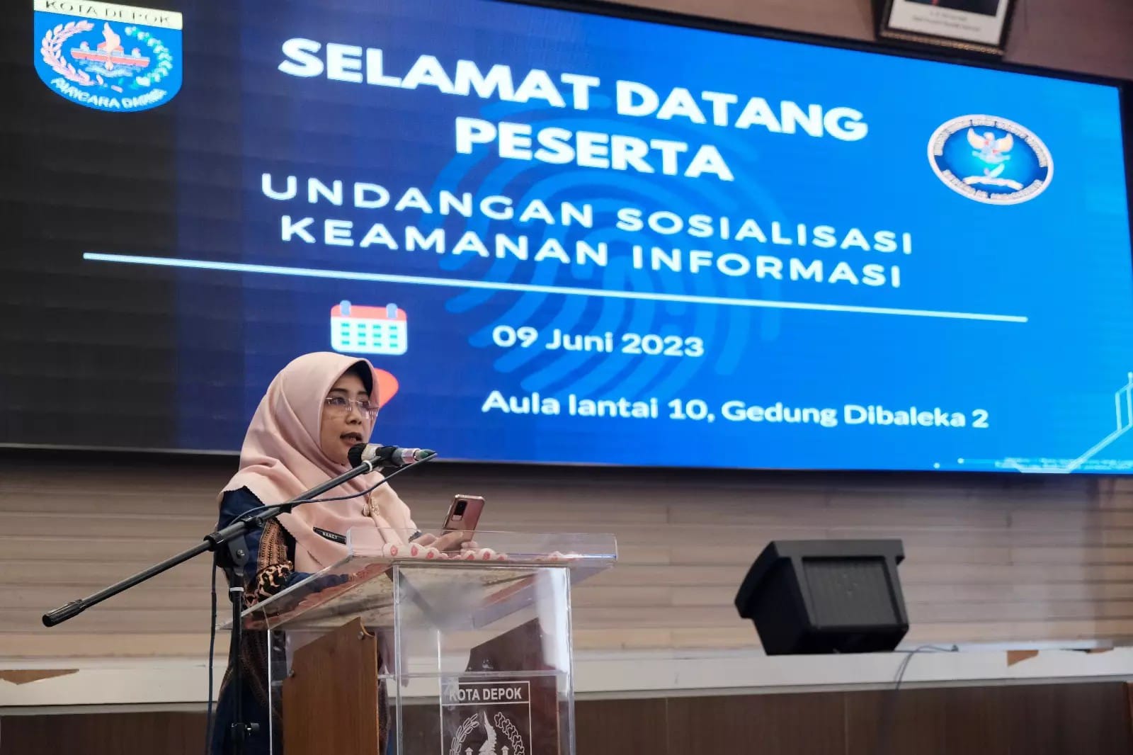Diskominfo Depok Sosialisasikan Keamanan Informasi Bagi Perangkat Daerah