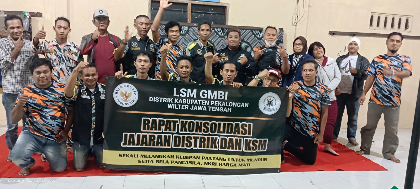 Perkuat Solidaritas dan Komitmen, GMBI Kabupaten Pekalongan Gelar Konsolidasi
