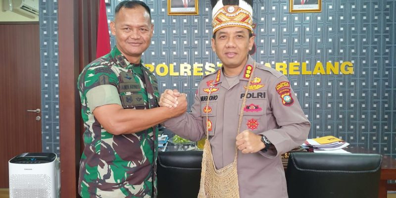 Kapolresta Barelang Terima Kunjungan Danyonif Raider Khusus 136/TS Sepulang Operasi Papua Barat Satgas PAMTAS RI