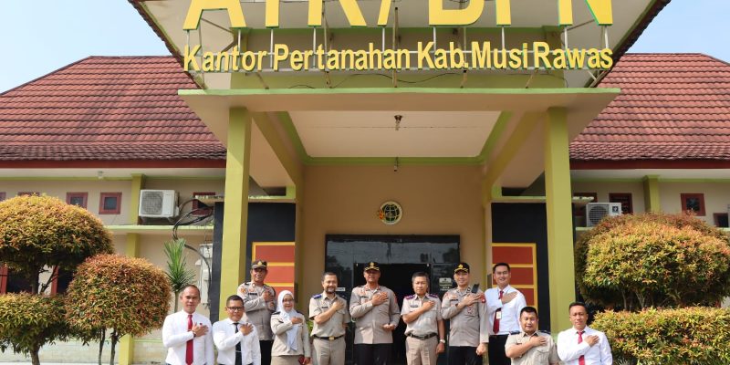Kapolres AKBP Danu Agus Purnomo SIK,MH Kunjungan Kerja Ke BPN Mura