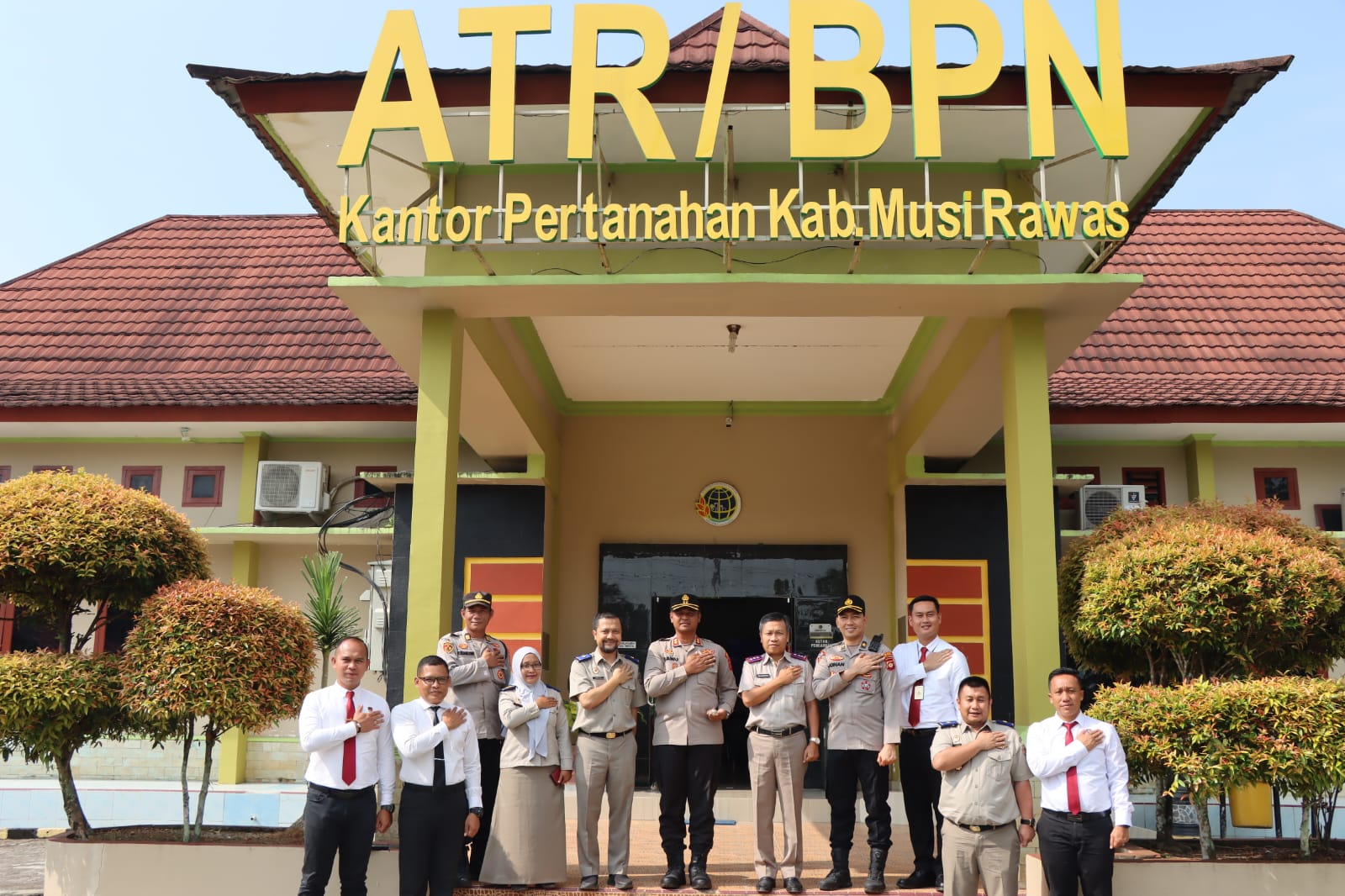 Kapolres AKBP Danu Agus Purnomo SIK,MH Kunjungan Kerja Ke BPN Mura