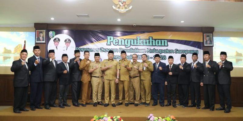 Bupati Sampang Kukuhkan Pengurus Dewan Pendidikan Masa Bhakti 2023 – 2028