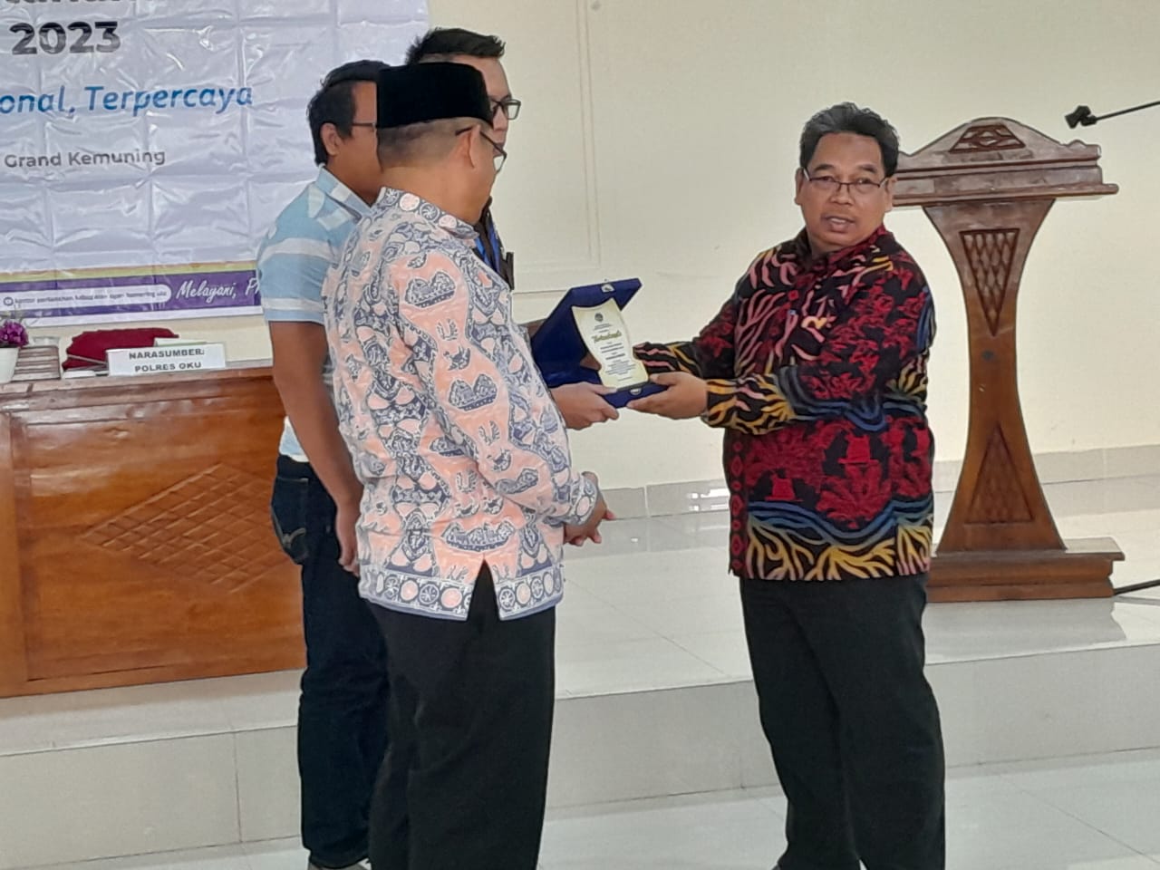 BPN OKU Mengadakan Rapat Tertutup Di Ballroom Grand Kemuning Hotel