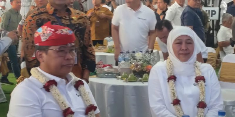 Gubernur Jawa Timur dan Bupati Bondowoso Serta Kementrian Turut Dalam Rangka Peluncuran Aplikasi Sosial Patnership yang di Gelar