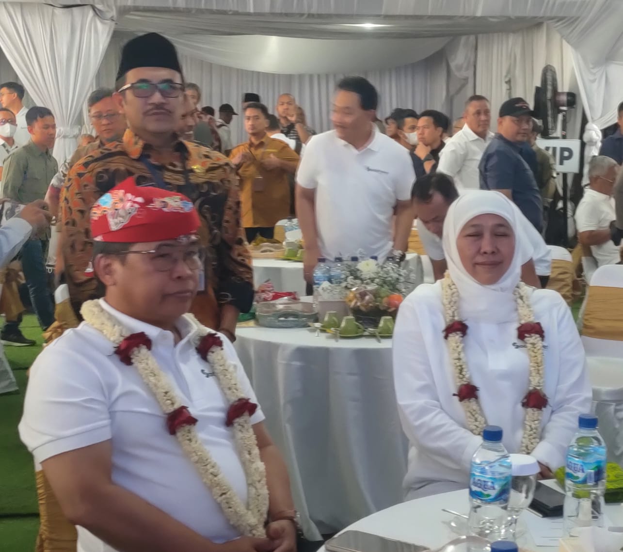 Gubernur Jawa Timur dan Bupati Bondowoso Serta Kementrian Turut Dalam Rangka Peluncuran Aplikasi Sosial Patnership yang di Gelar