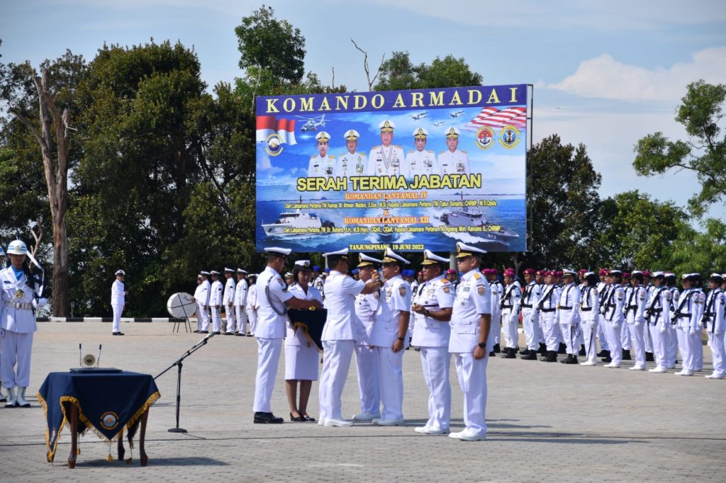 Dua Jabatan Strategis Jajaran Koarmada l Diserahterimakan