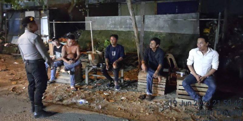 Gencar Patroli Cipkon, Polsek Batu Ampar Himbauan Kamtibmas “Gencet” Tindak Kriminal