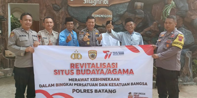 Mengenang Wali Agama: Polres Batang Revitalisasi Makam Syekh Maulana Maghribi