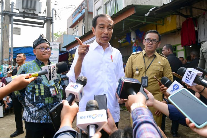 Jelang Idul Adha, Presiden Tinjau Sejumlah Pasar di Kabupaten Bogor