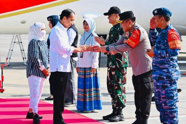Presiden Jokowi dan Ibu Iriana Lakukan Kunjungan Kerja ke NTB