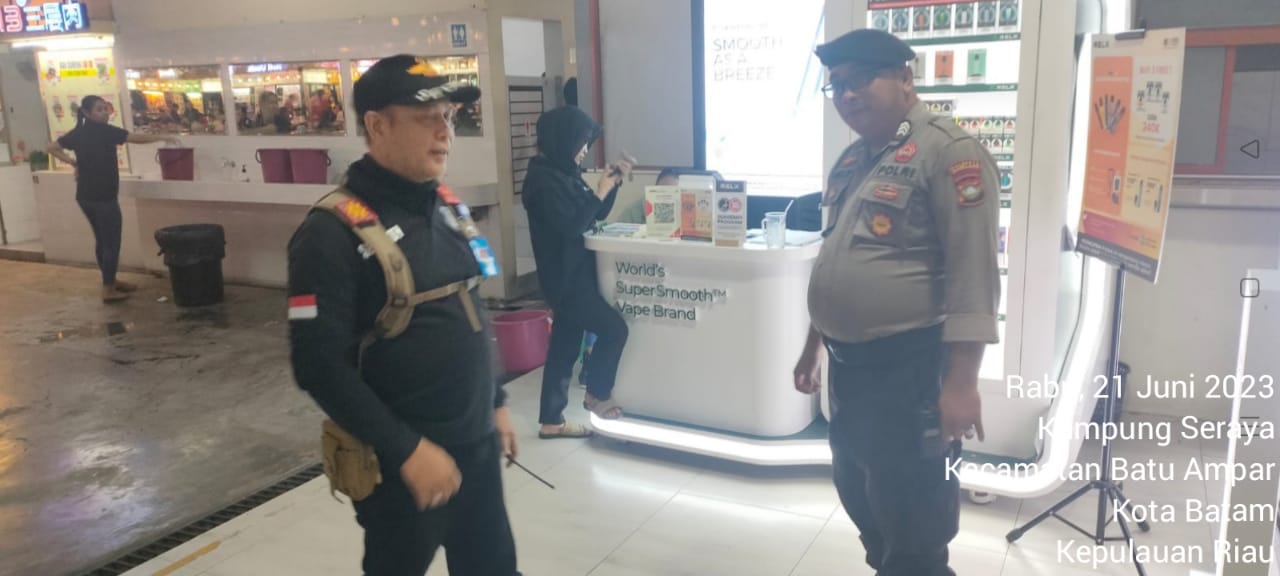Laksanakan Cipkon, Kapolsek Batu Ampar: Mengaktifkan Siskamling dapat Mempersempit Ruang Pelaku Kejahatan