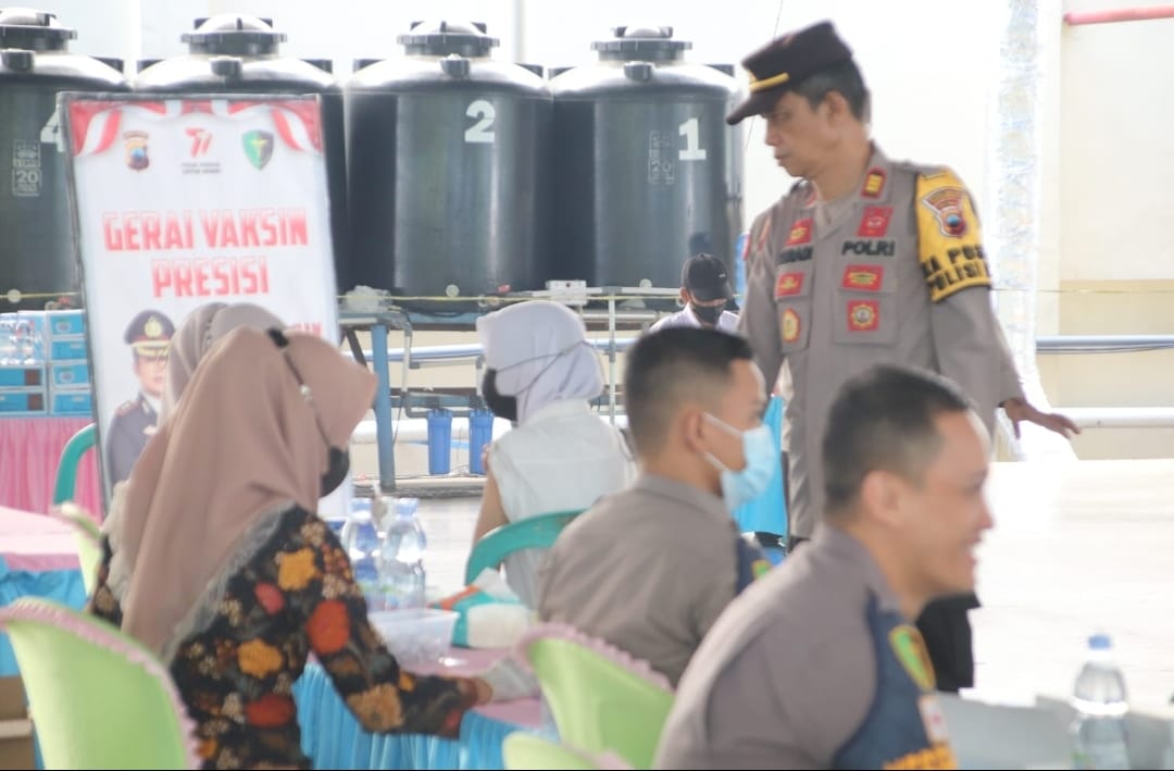 Sambut Hari Bhayangkara Ke-77 Tahun 2023, Polres Pekalongan Gelar Vaksinasi Secara Gratis