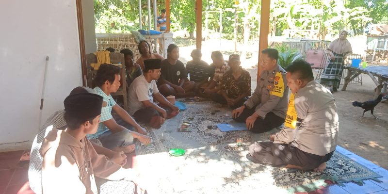 Cegah Terjadinya Konflik Sosial, Polisi RW Polres Sampang Tutup Arena Tren Sabung Ayam