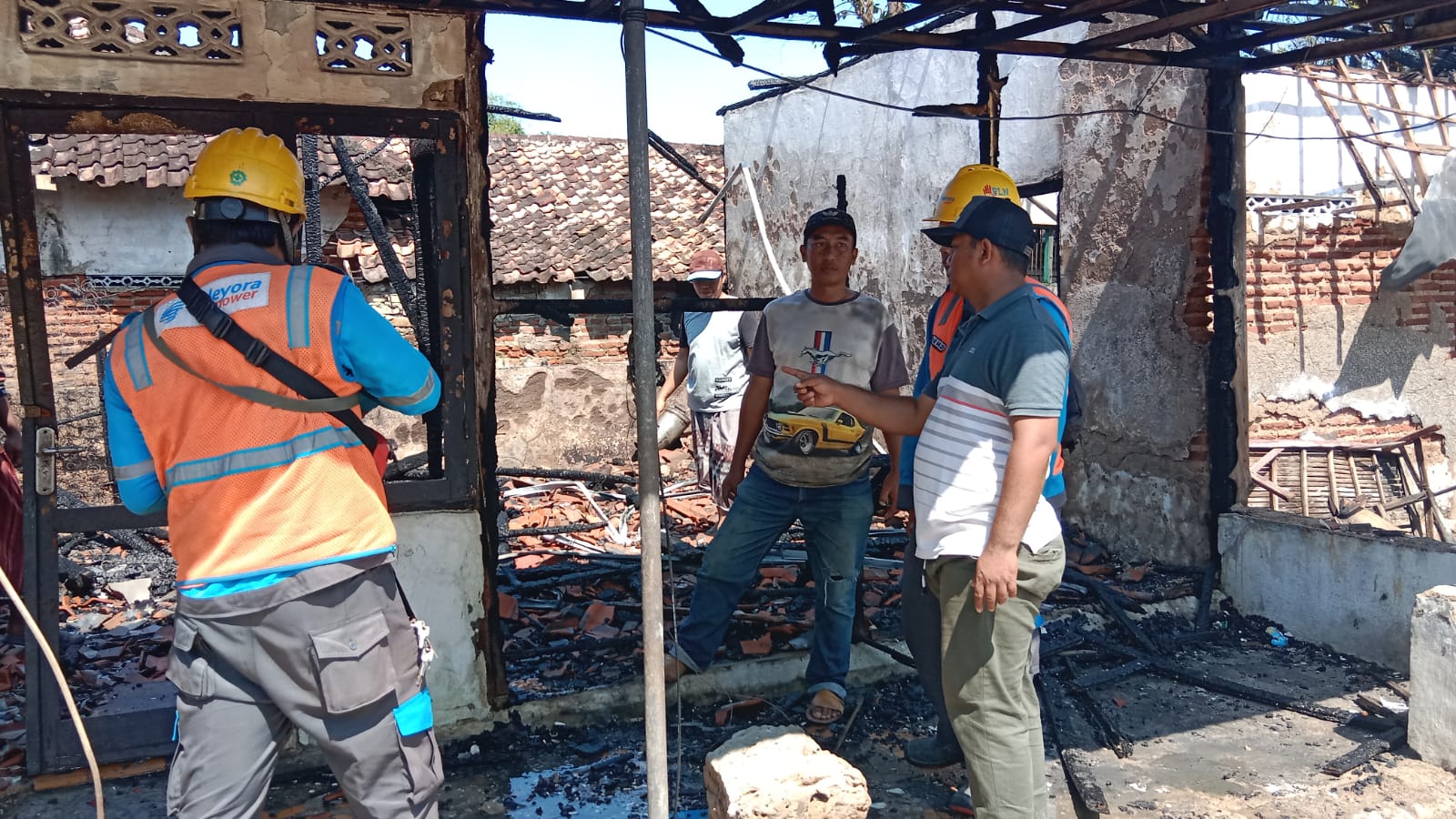 Kebakaran Hanguskan Satu Rumah Kontrakan Di Sampang